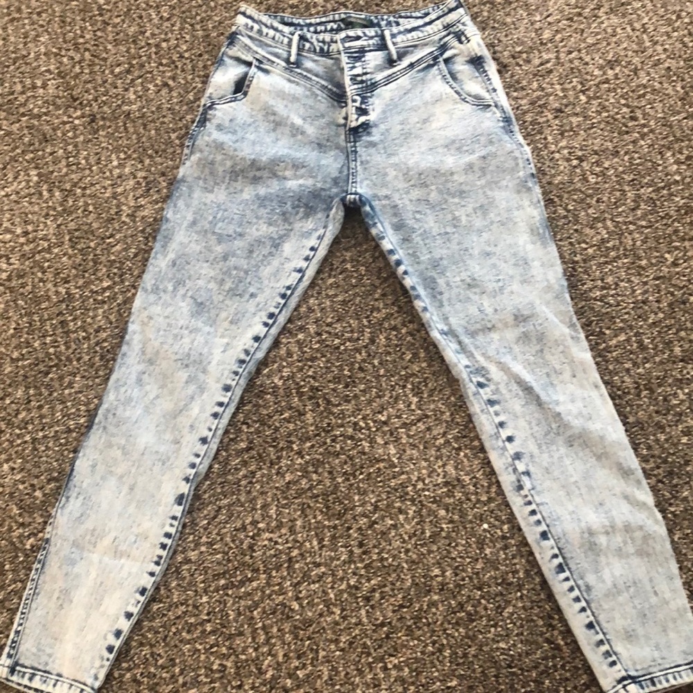 High rise skinny jeans